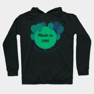 Happy Birthday 1988 Hoodie